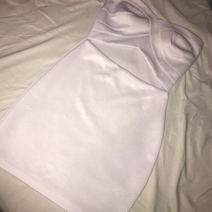 White mini dress